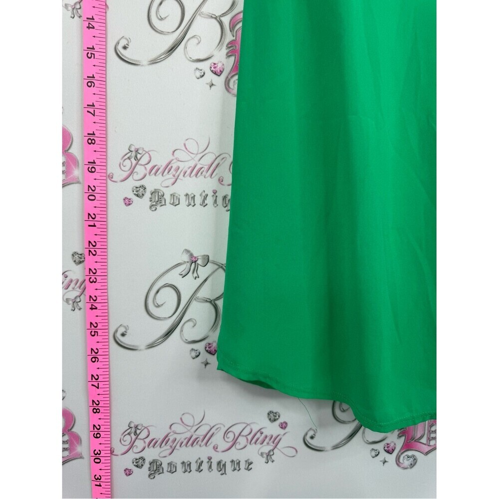 Express Green Racerback Tank with Zip Back - Picture 8 of 11